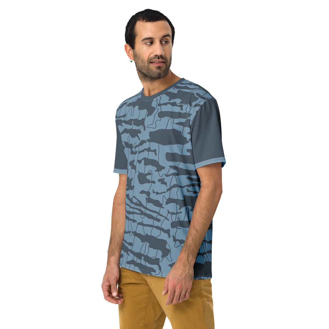 Premium Men's Jersey - Blue-Grey Mountain