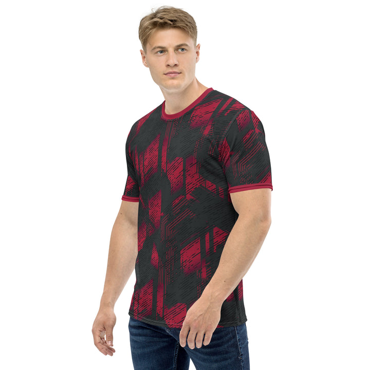 Premium Men's Jersey - Black-Red Factory