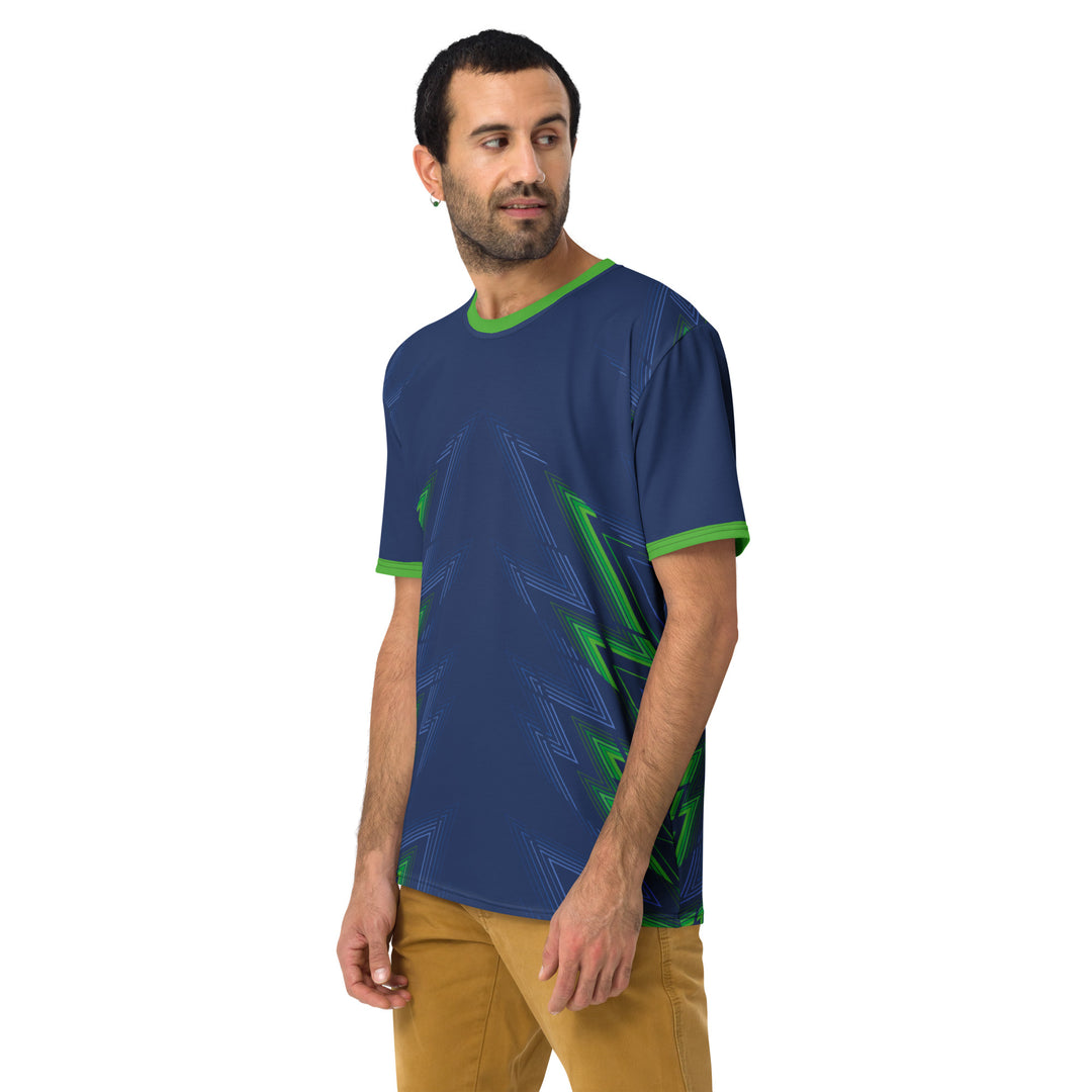 Premium Men's Jersey - Blue-Green Missile