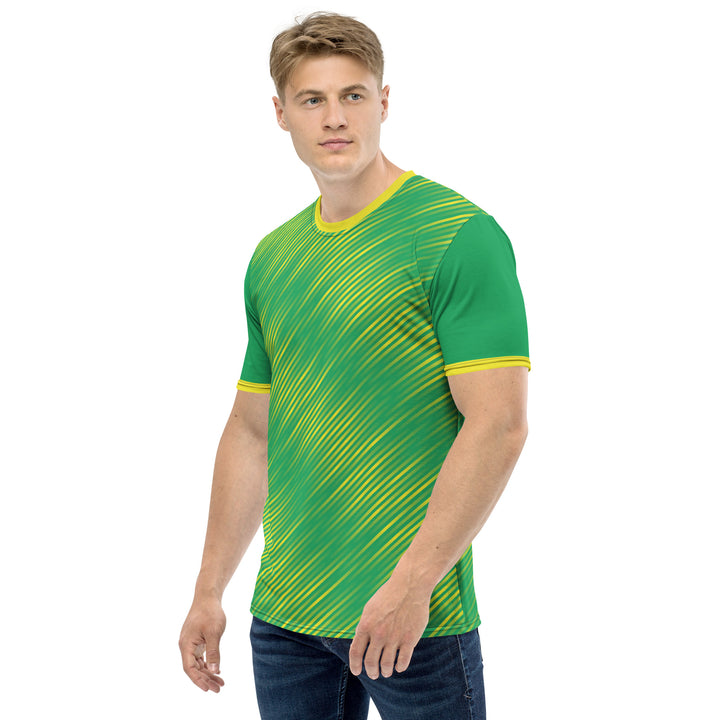 Premium Men's Jersey - Green-Yellow Ray