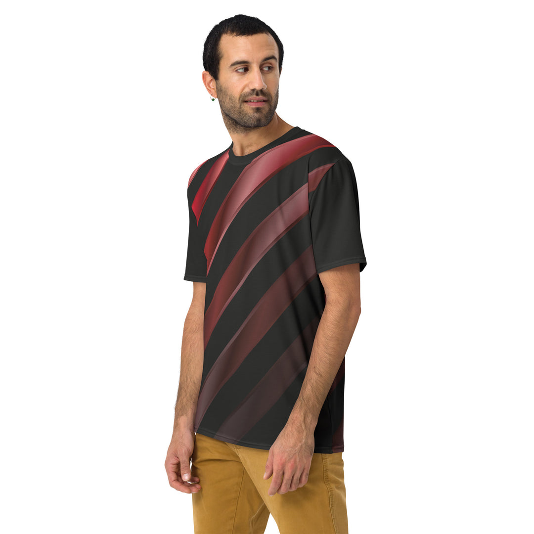 Premium Men's Jersey - Black-Red Lane