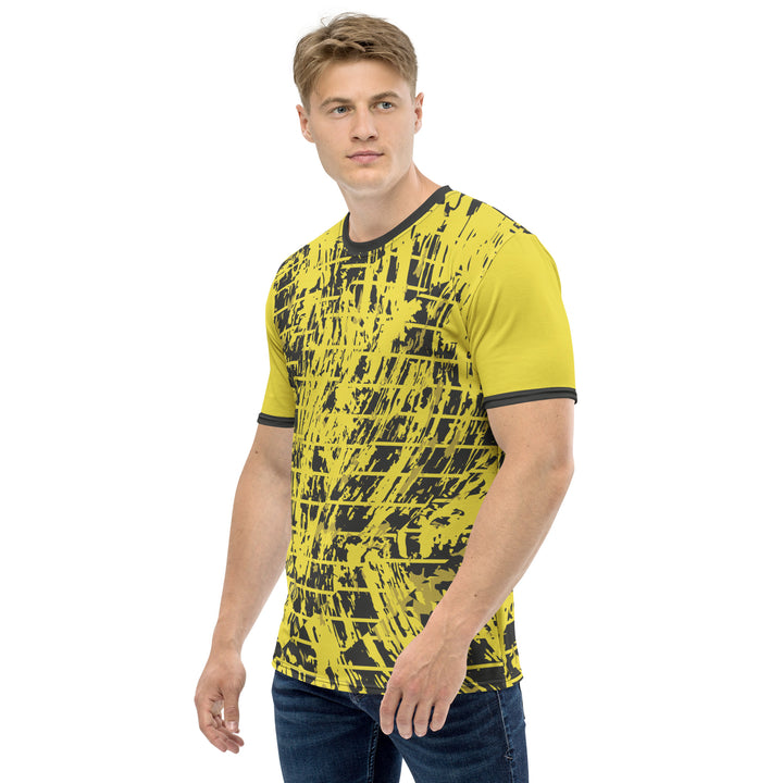 Premium Men's Jersey - Yellow-Black Trace