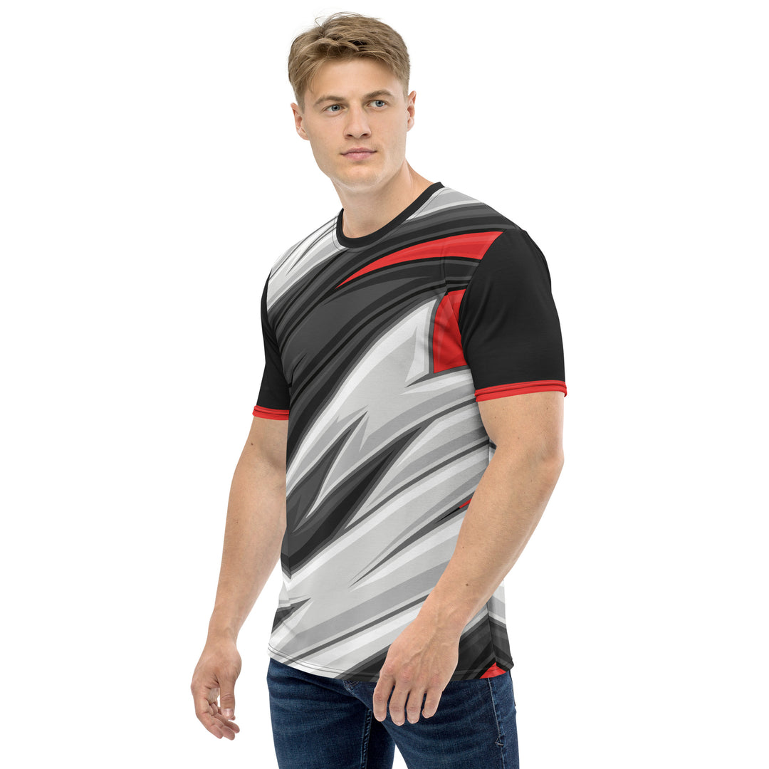 Premium Men's Jersey - Black-Grey Fast