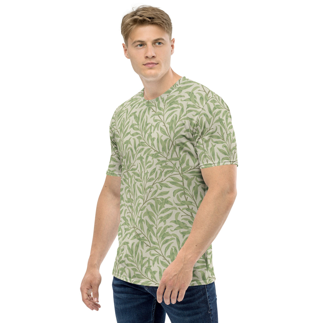 Premium Men's Jersey - Beige-Green Plant