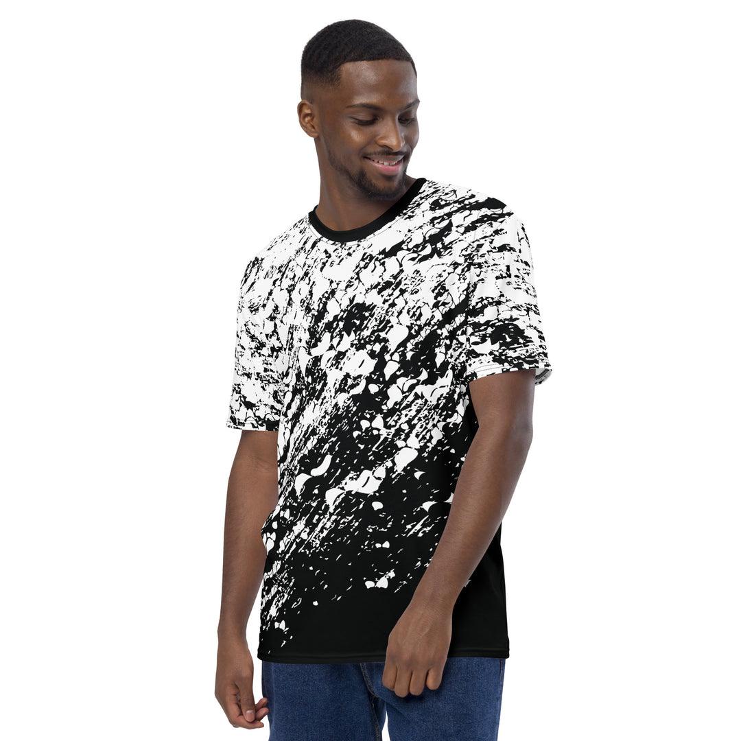 Premium Men's Jersey - Black-White Snow