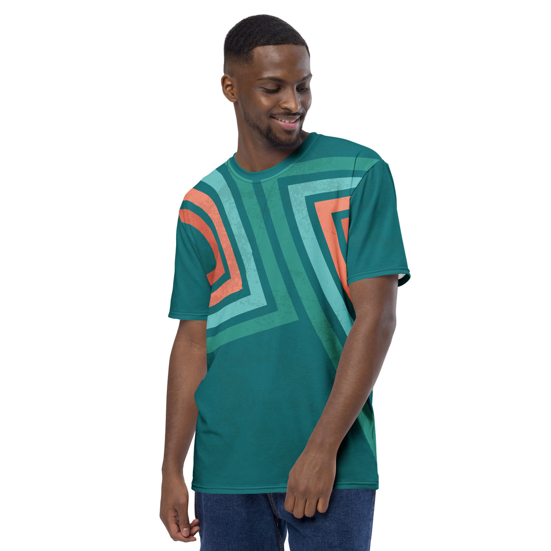 Premium Men's Jersey - Green-Orange Direction