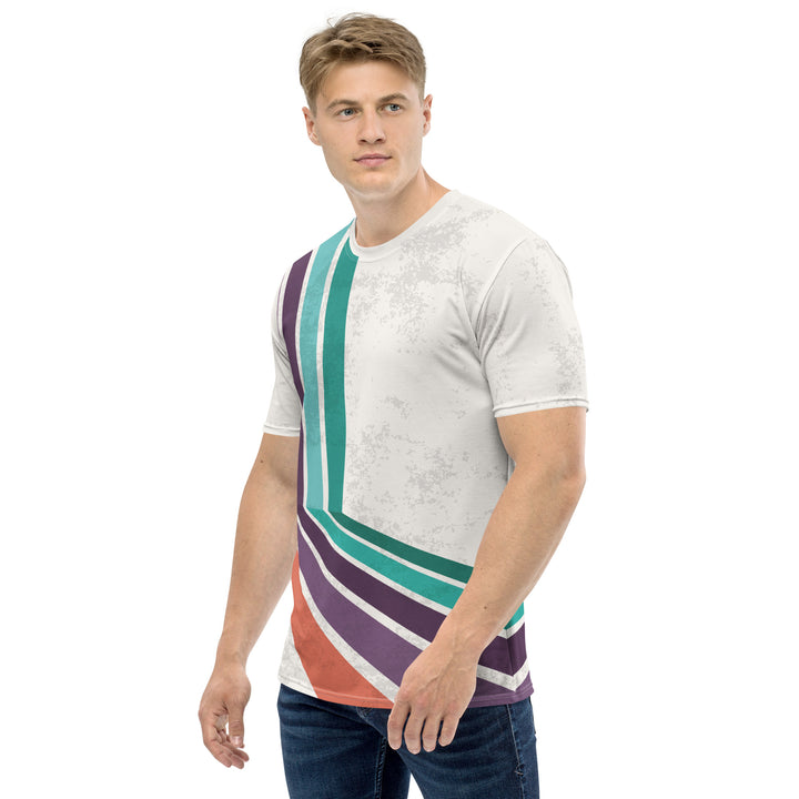 Premium Men's Jersey - White-Green Run