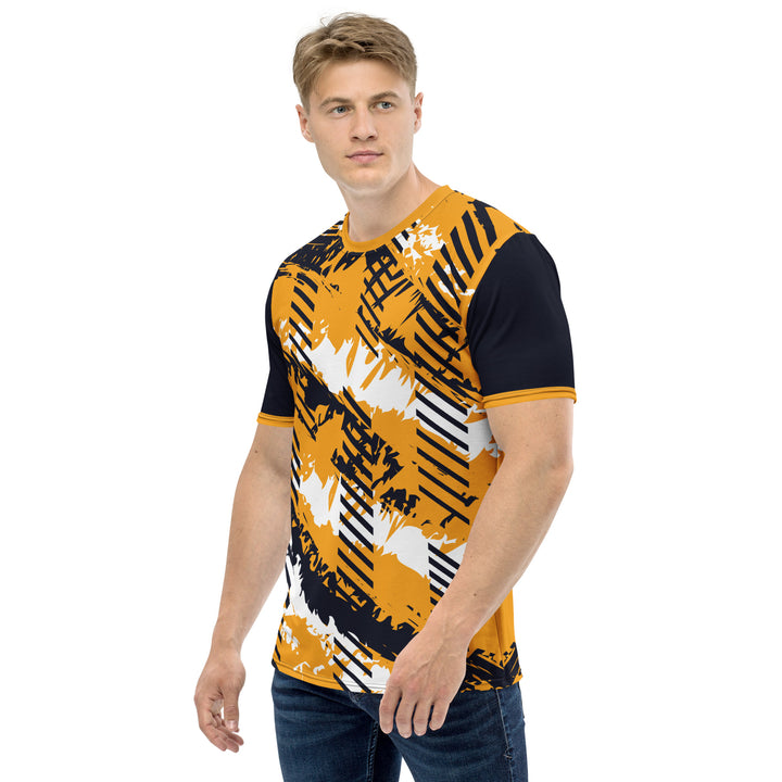 Premium Men's Jersey - Orange-Black Track