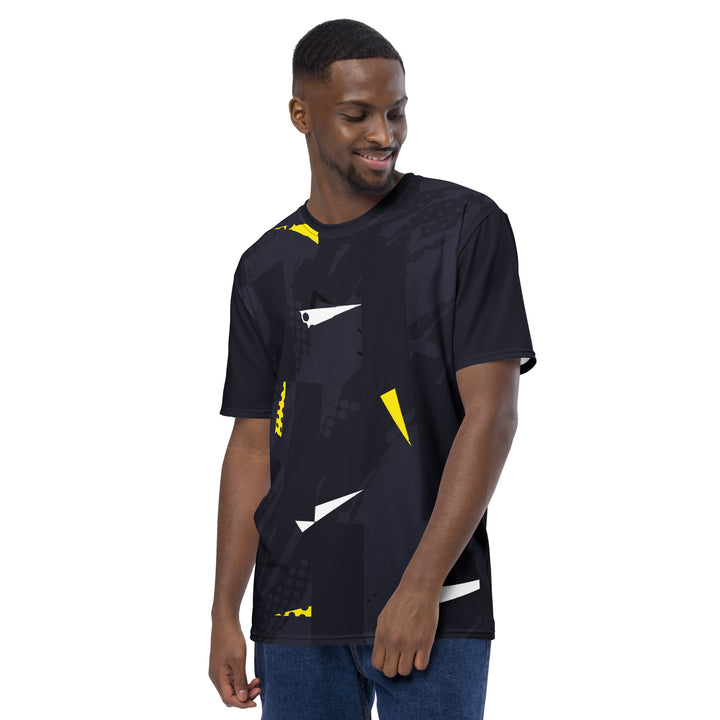 Premium Men's Jersey - Black-Yellow Hunt