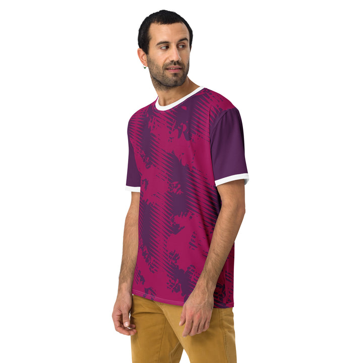 Premium Men's Jersey - Purple-Pink Clouds