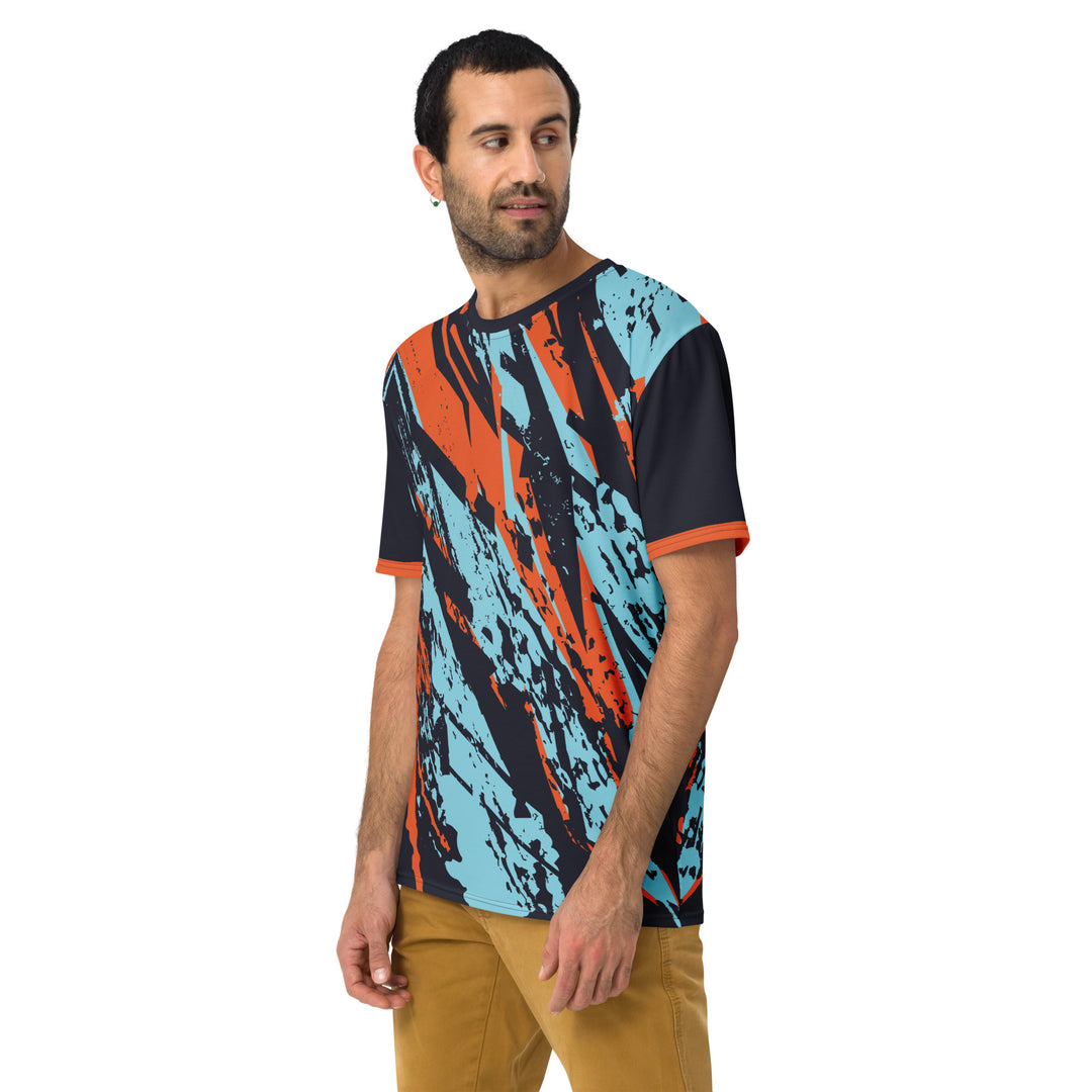 Premium Men's Jersey - Blue-Orange Driver