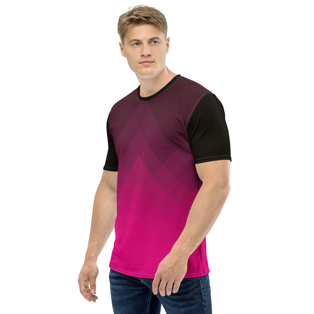 Premium Men's Jersey - Pink-Black Bright