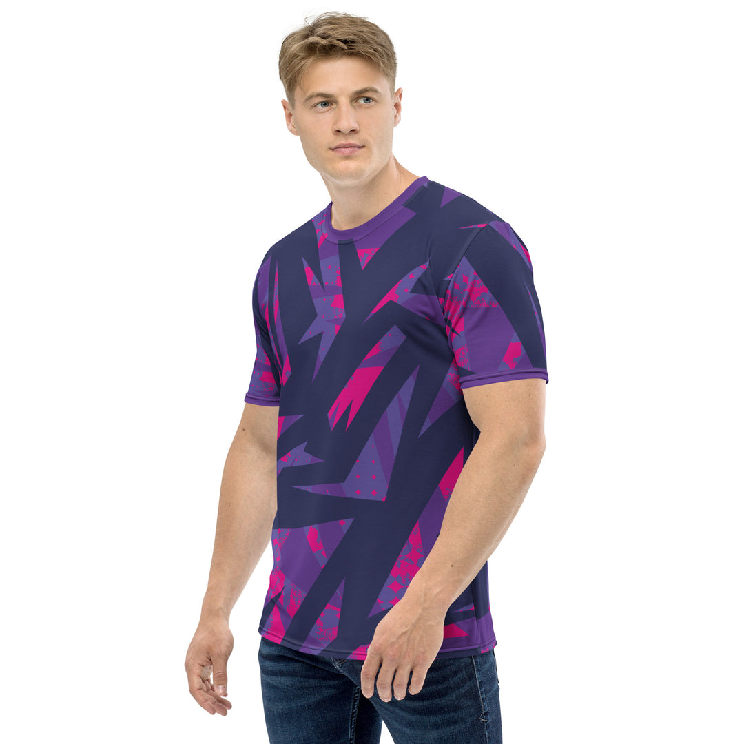 Premium Men's Jersey - Purple-Pink Flash