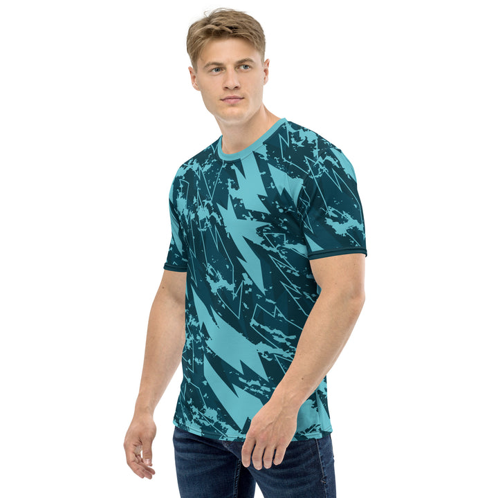 Premium Men's Jersey - Turquoise Bolt