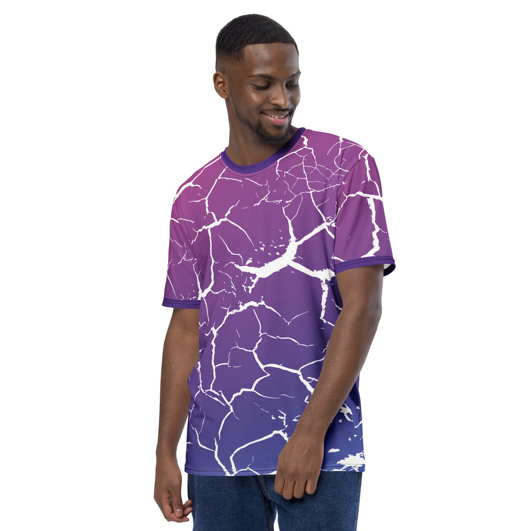 Premium Men's Jersey - Purple-White Desert