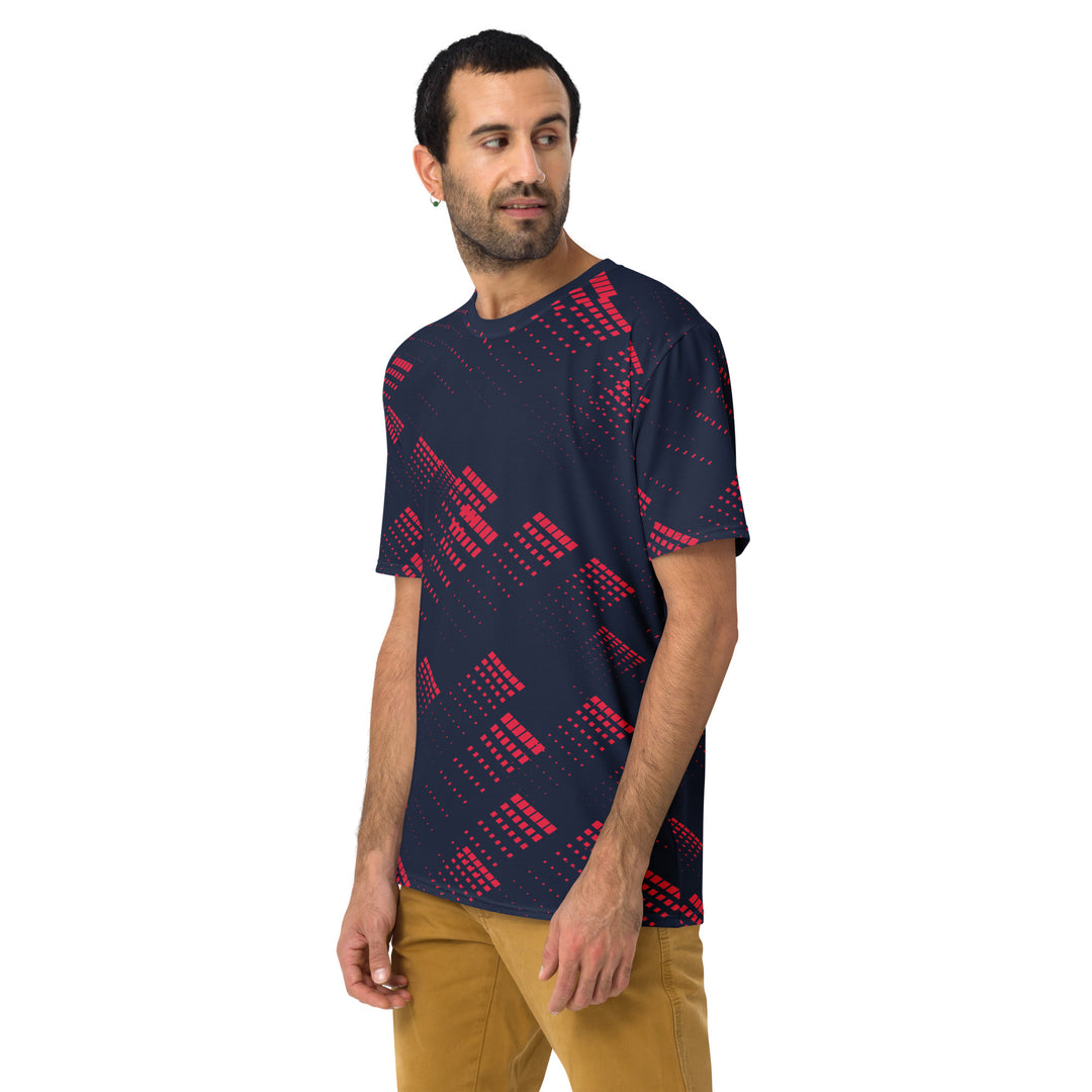 Premium Men's Jersey - Blue-Red Blast