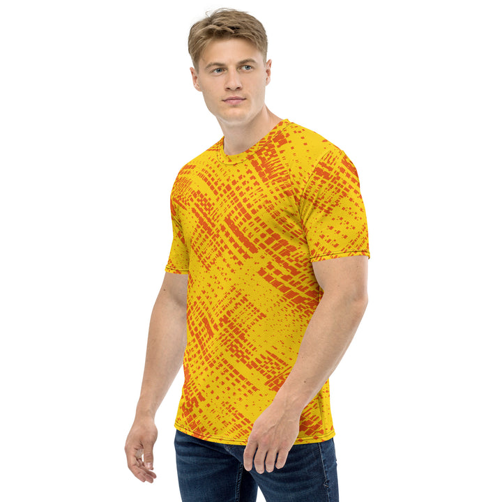 Premium Men's Jersey - Yellow-Orange Shaft