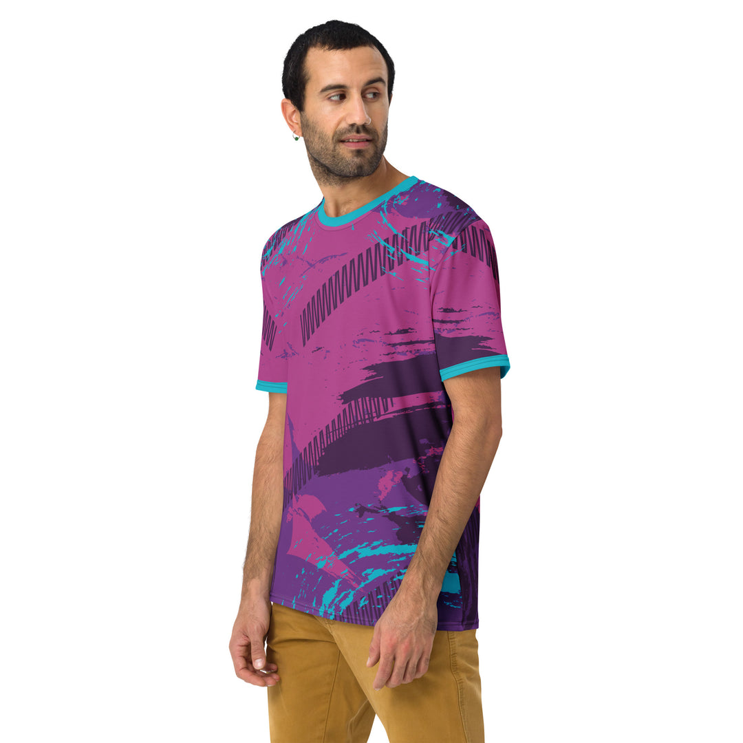 Premium Men's Jersey - Purple-Pink Track