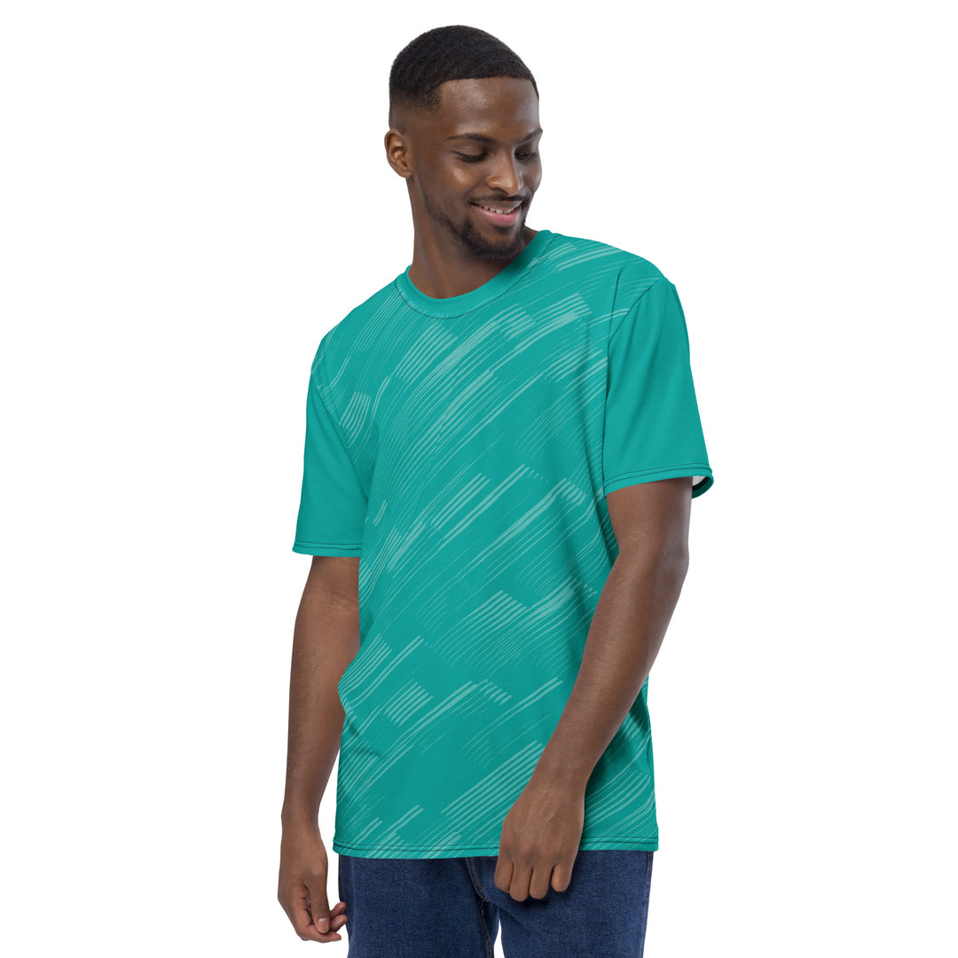 Premium Men's Jersey - Turquoise Ray