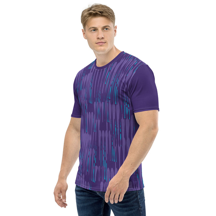 Premium Men's Jersey - Purple-Blue Bat