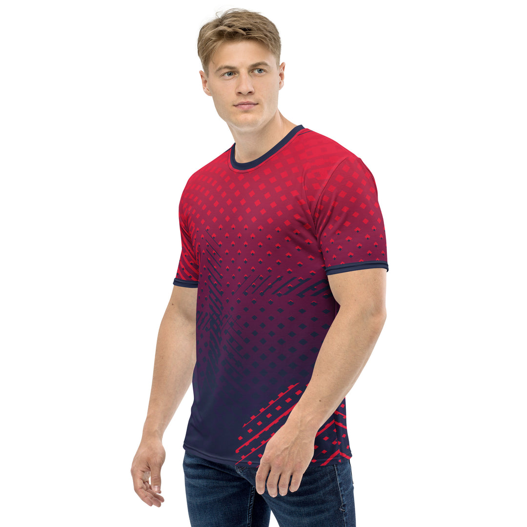 Premium Men's Jersey - Red-Blue Quick