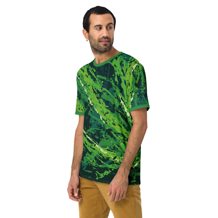 Premium Men's Jersey - Green Eruption