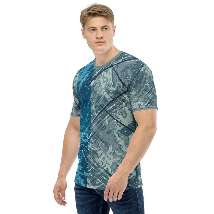 Premium Men's Jersey - Grey-Blue Cover