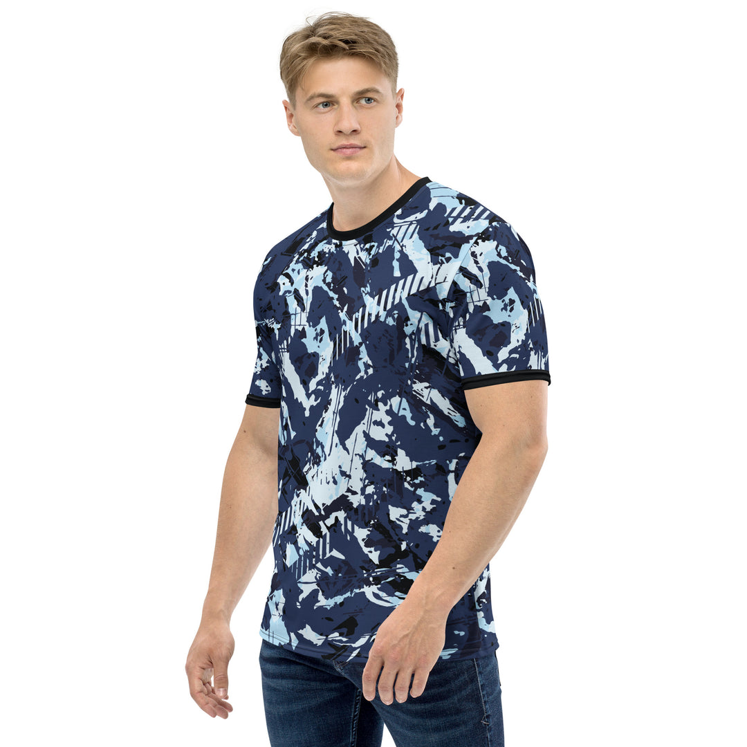 Premium Men's Jersey - Blue Trace