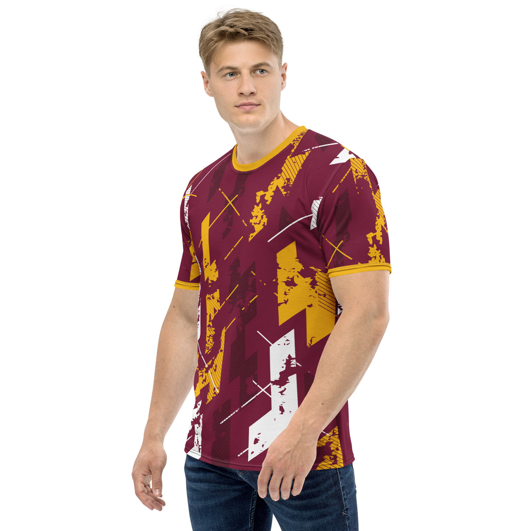 Premium Men's Jersey - Red-Yellow Game