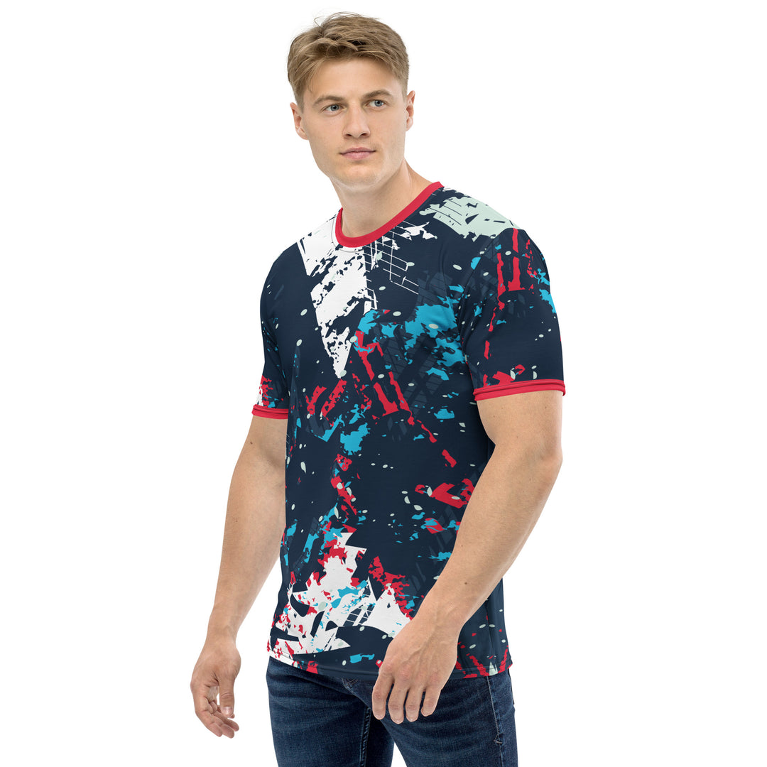 Premium Men's Jersey - Blue-Red Charge