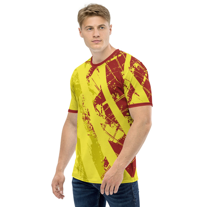 Premium Men's Jersey - Yellow-Red Cover