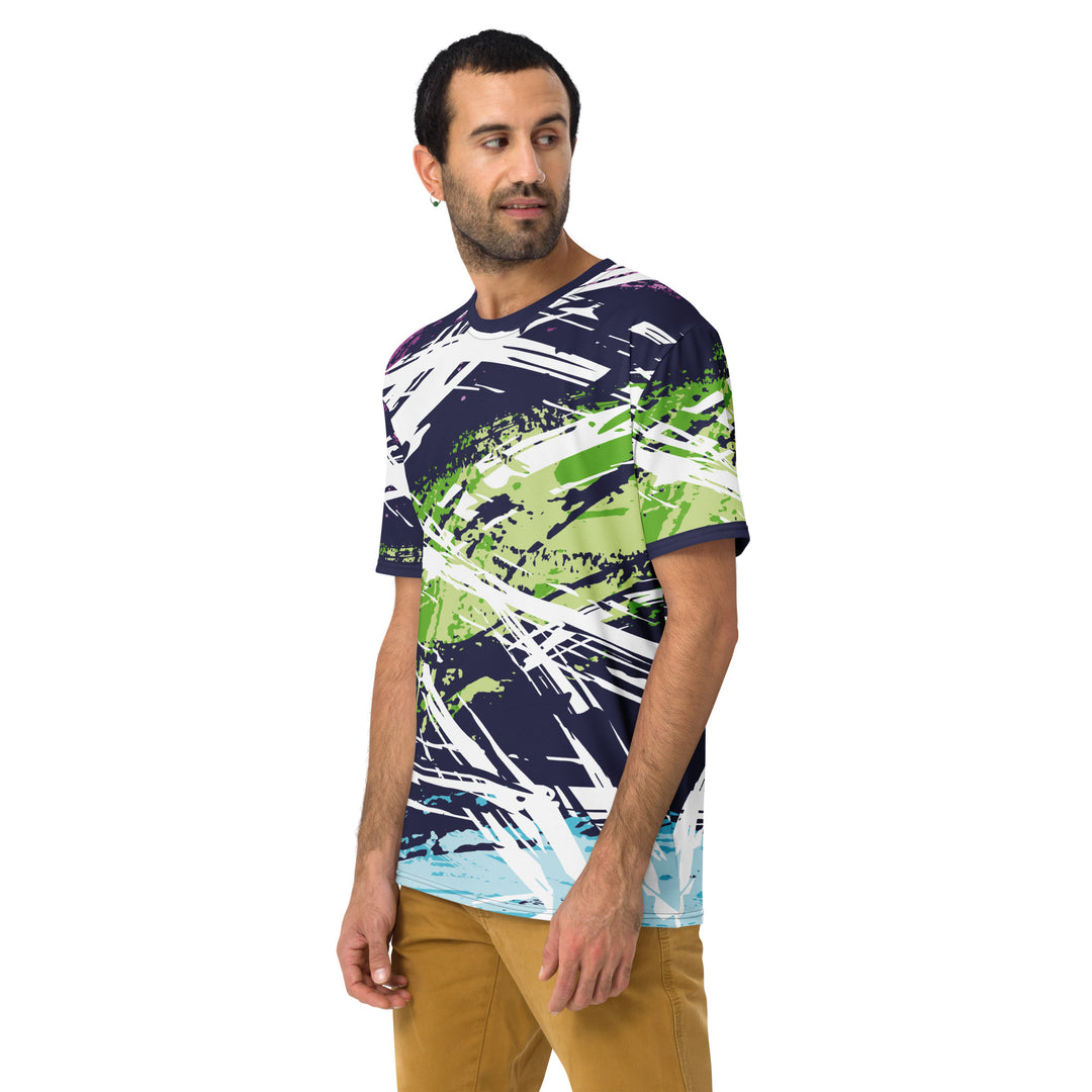 Premium Men's Jersey - Blue-Green Play