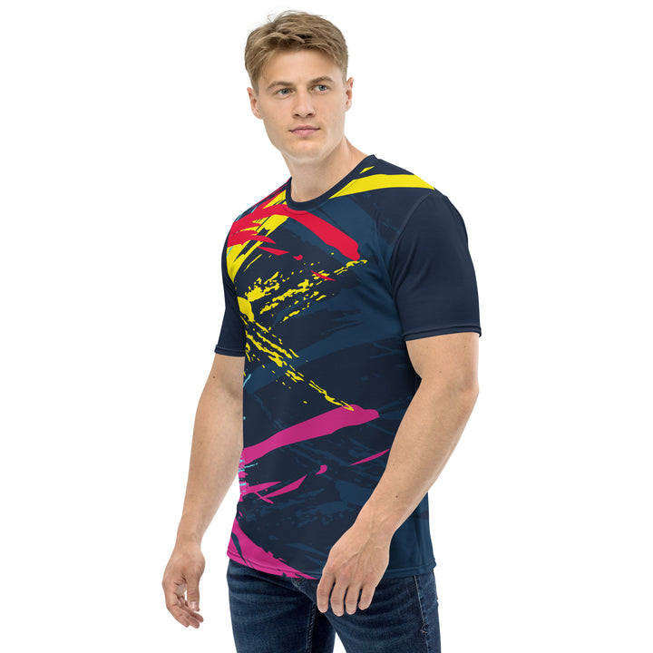 Premium Men's Jersey - Blue-Pink Remain