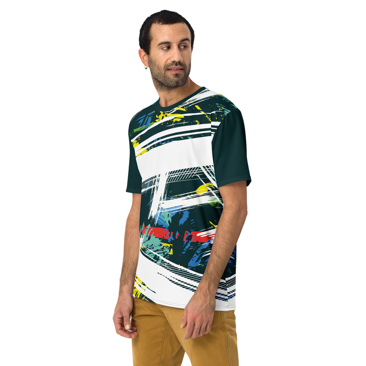 Premium Men's Jersey - Green-White Whip