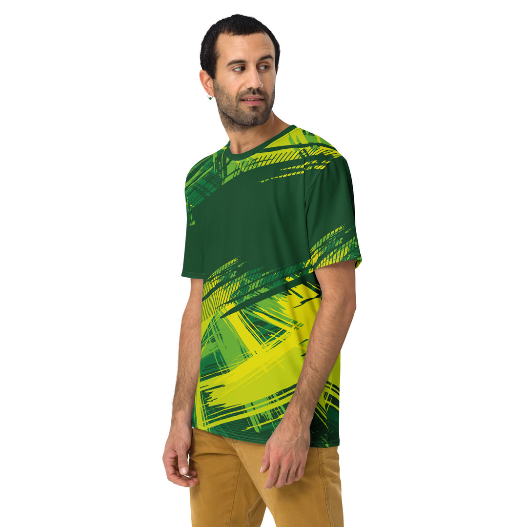 Premium Men's Jersey - Green Orbit