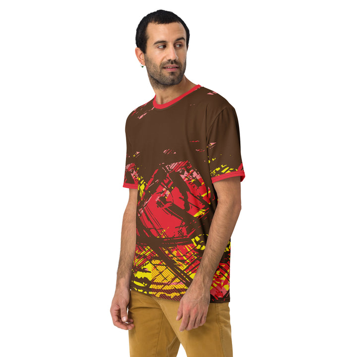 Premium Men's Jersey - Red-Yellow Trick