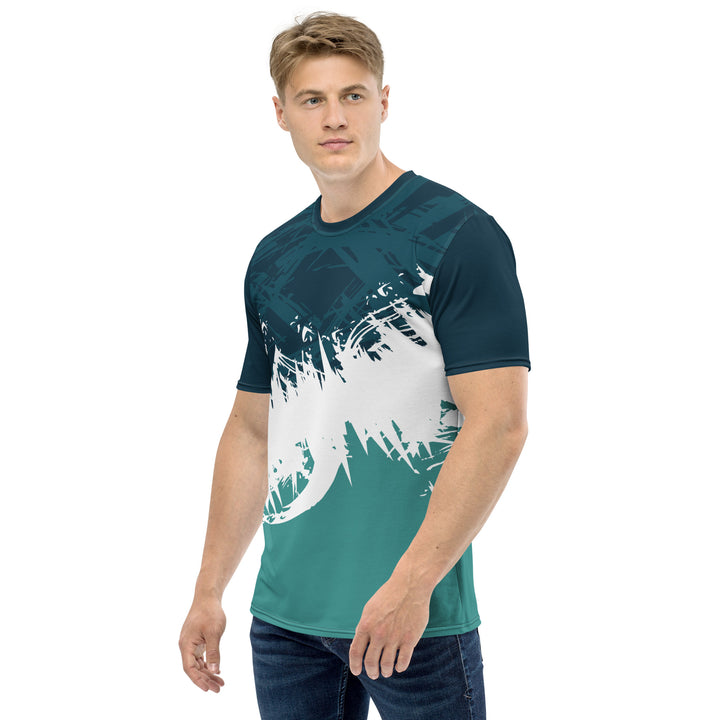 Premium Men's Jersey - Blue-Green Score