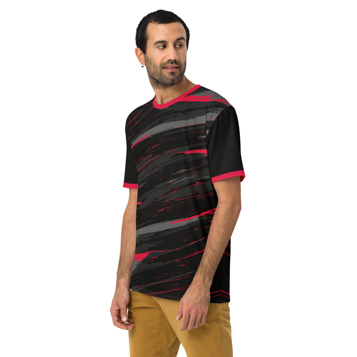 Premium Men's Jersey - Black-Red Sparks