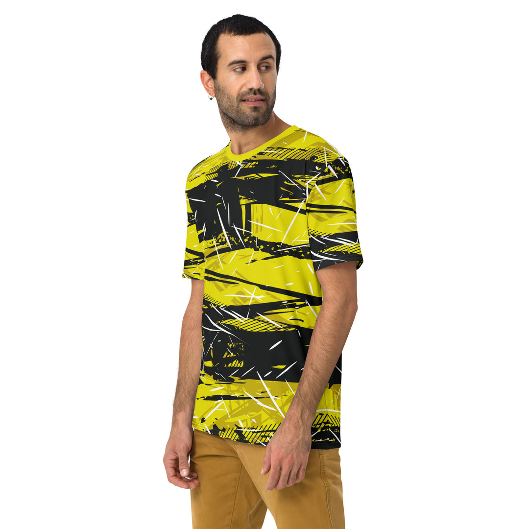 Premium Men's Jersey - Black-Yellow Control