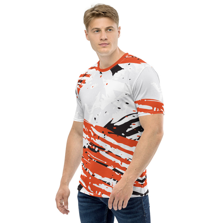 Premium Men's Jersey - White-Orange Fair