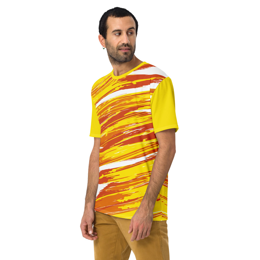 Premium Men's Jersey - Yellow-Orange Beam