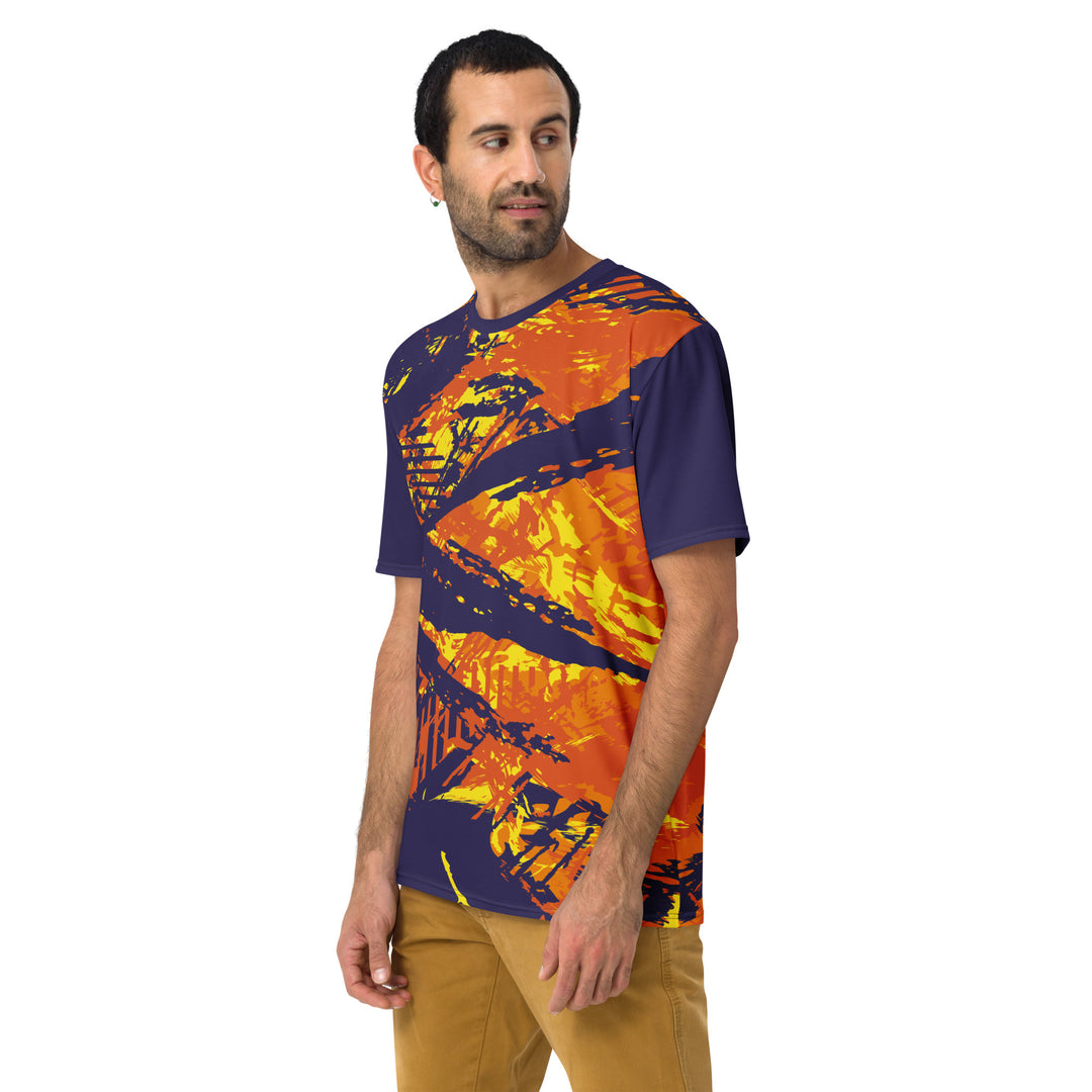 Premium Men's Jersey - Purple-Orange Nerve