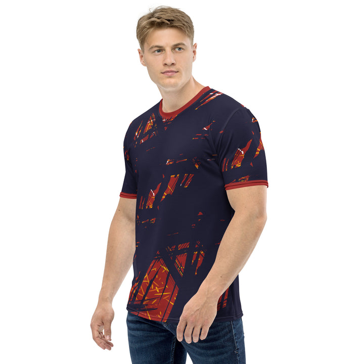 Premium Men's Jersey - Blue-Red Hide