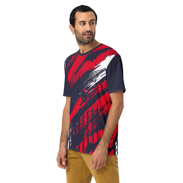 Premium Men's Jersey - Grey-Red Rush