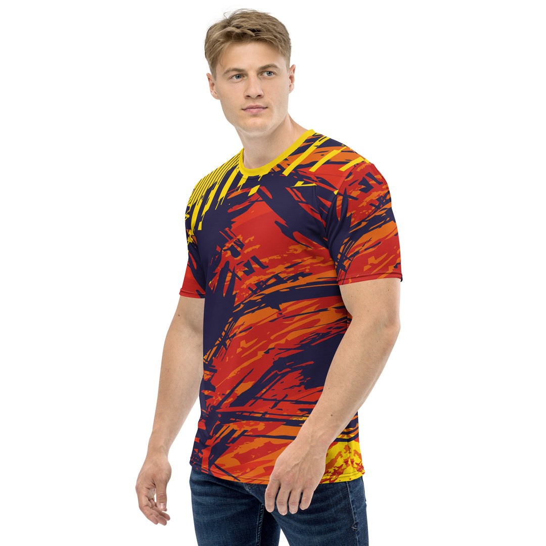 Premium Men's Jersey - Orange-Purple Soul