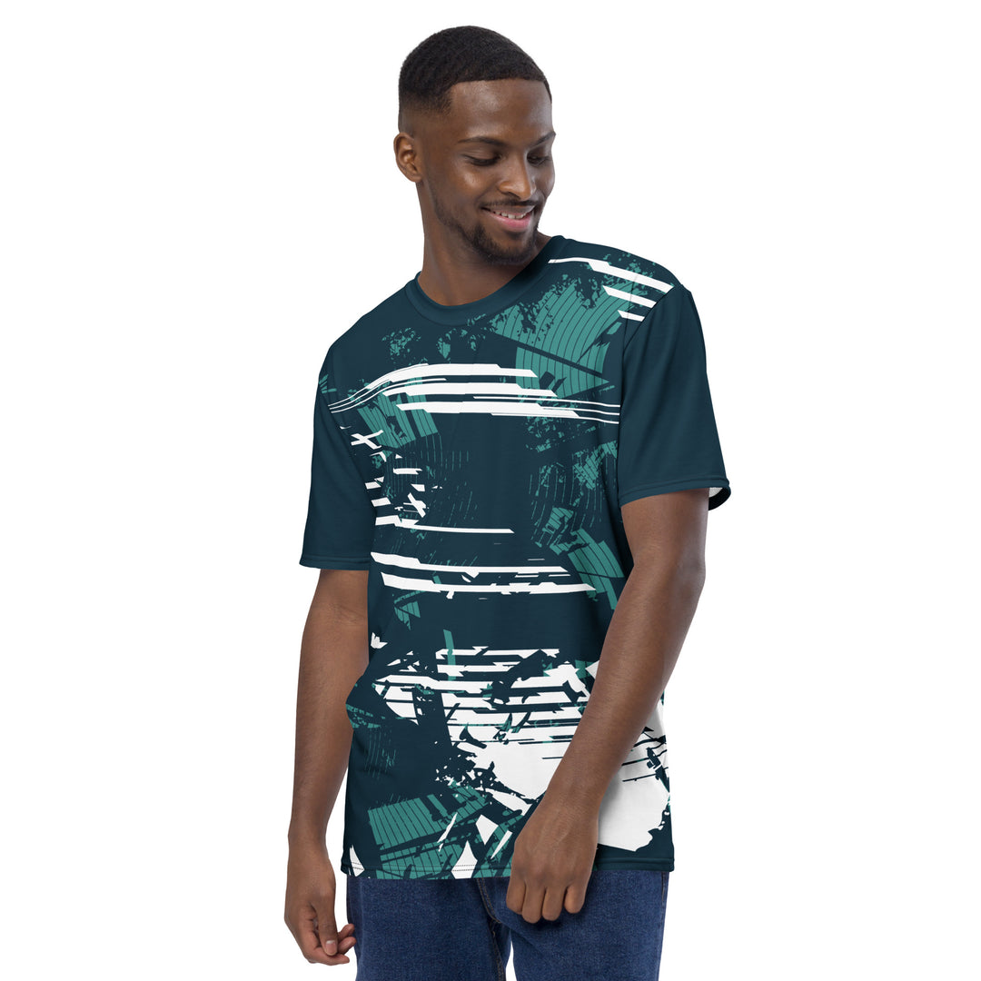 Premium Men's Jersey - Green-White Aware