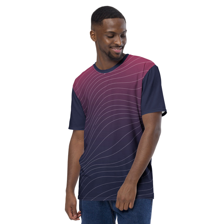 Premium Men's Jersey - Purple Map