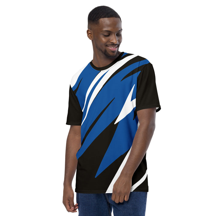 Premium Men's Jersey - Black-Blue Fast