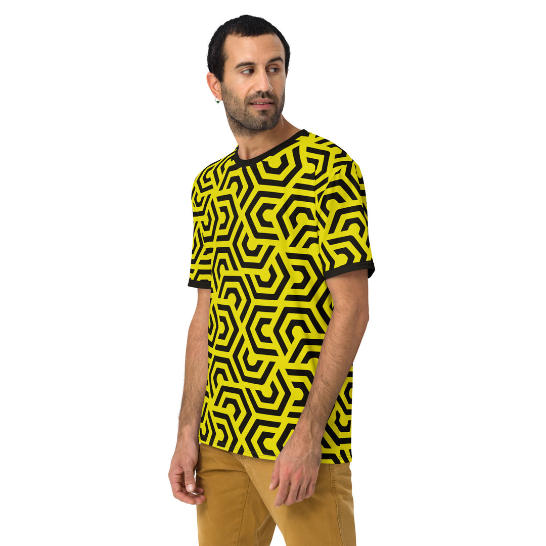 Premium Men's Jersey - Yellow-Black Turn