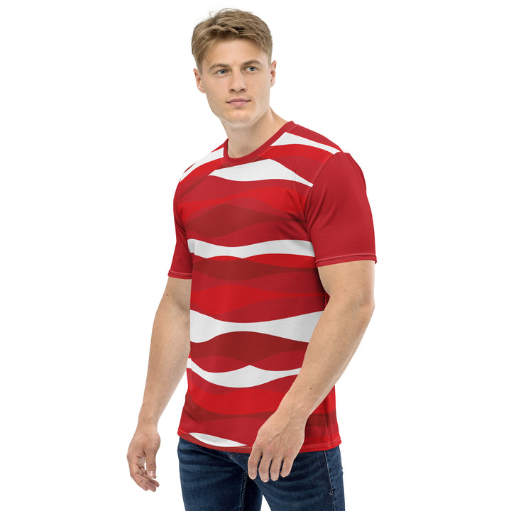 Premium Men's Jersey - Red-White Water